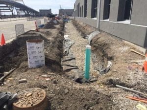 creation of bioretention cell