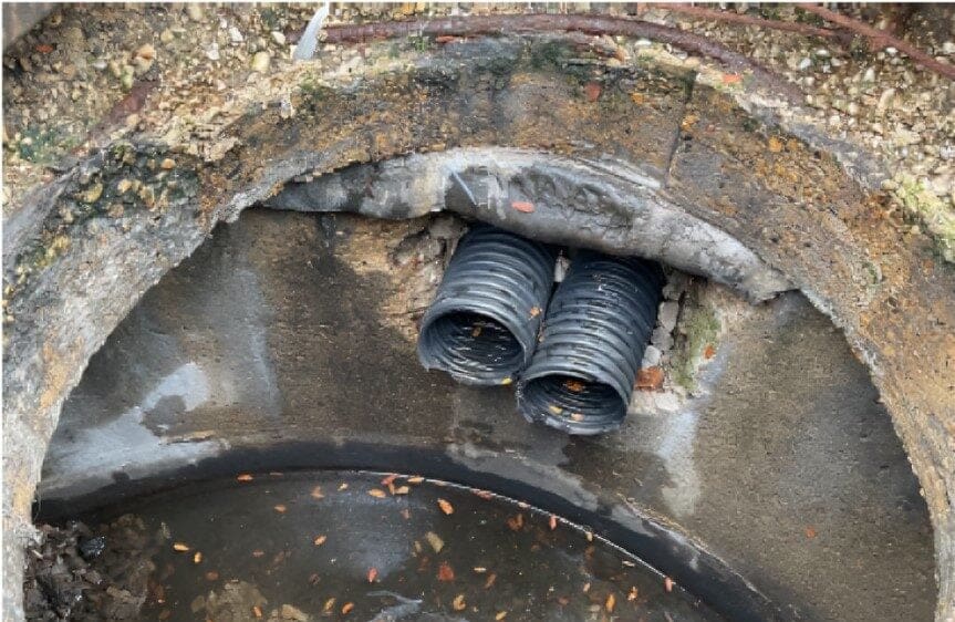 beaver dam catch basin manhole