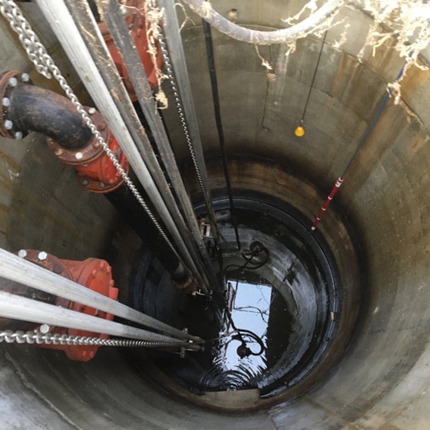 inside of a lift station