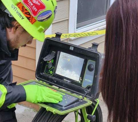 CCTV pipe inspection