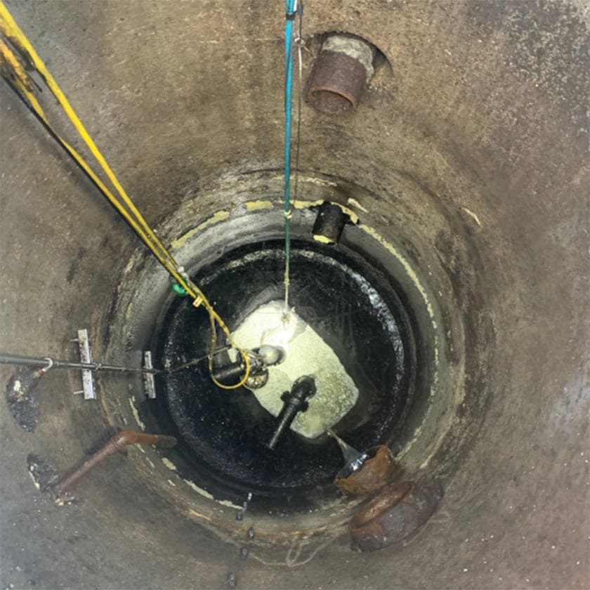 inside of a lift station