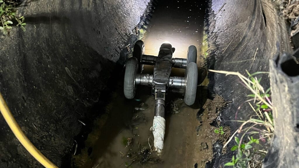 CCTV pipe inspection