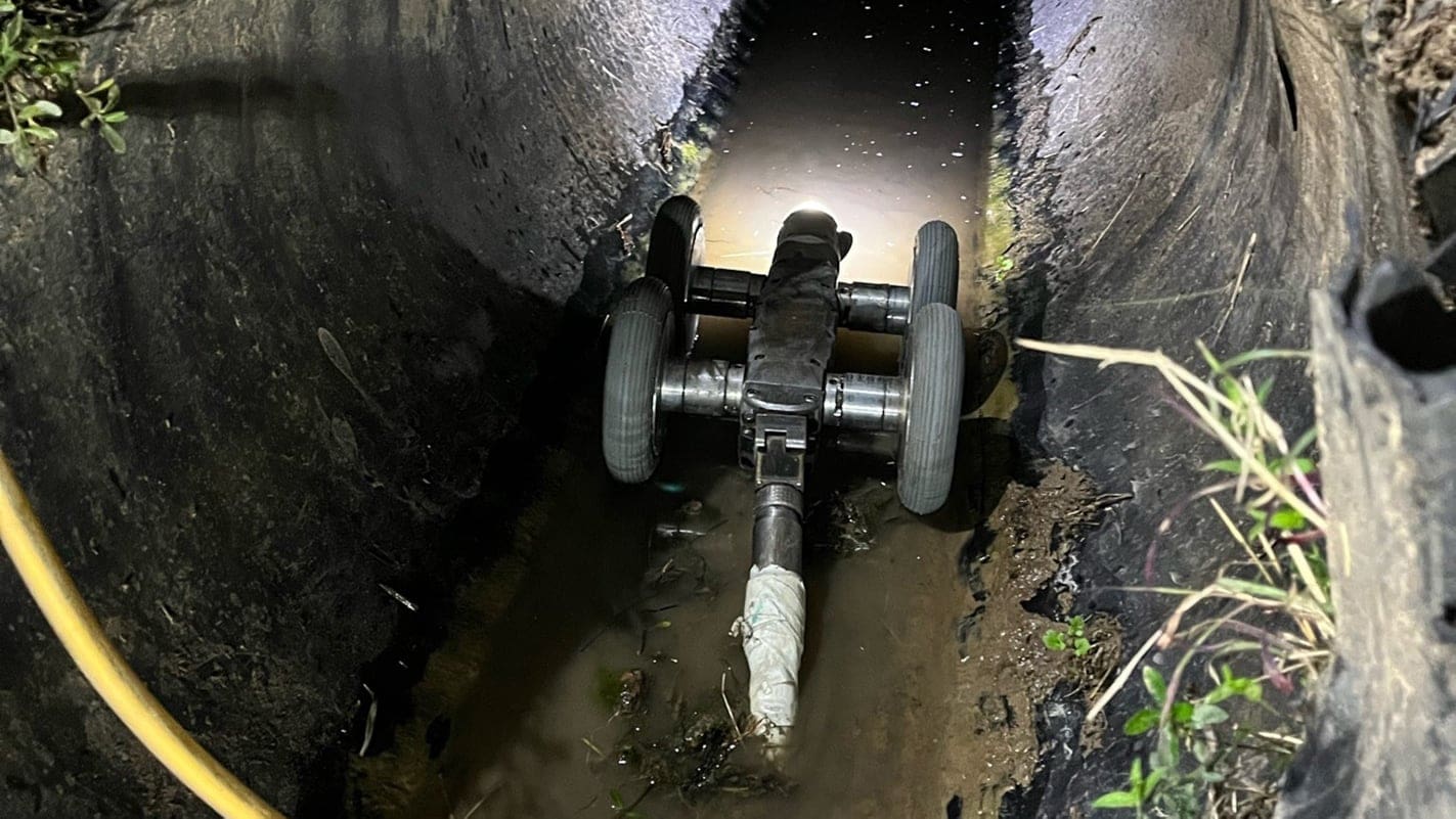 CCTV pipe inspection