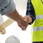 two people handshaking