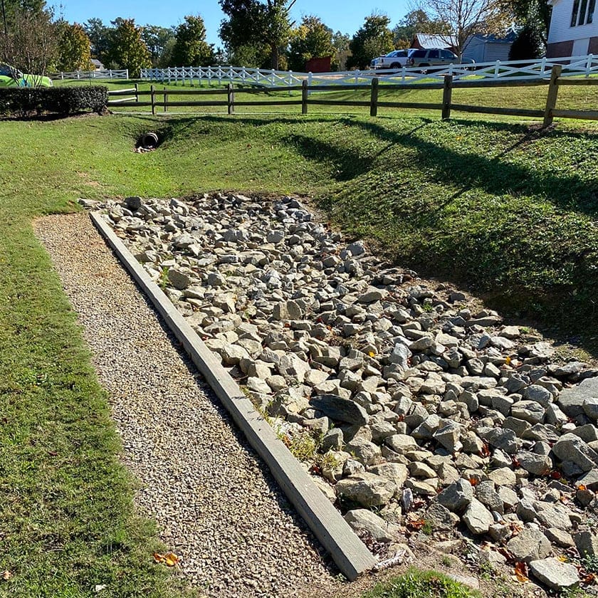 level spreader for stormwater management