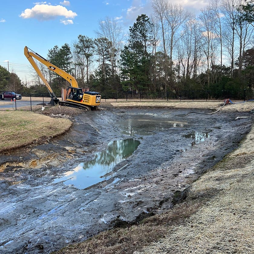 pond dredging