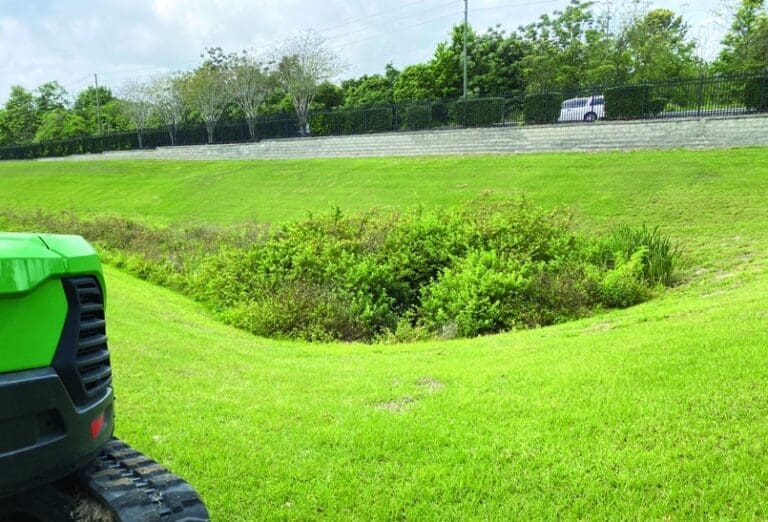 sediment removal pond 2