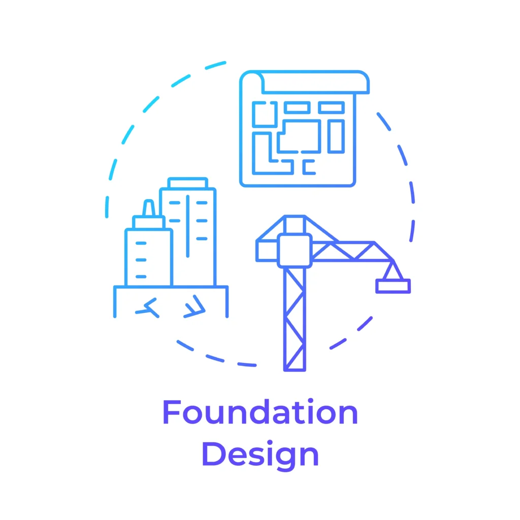 foundation design icon