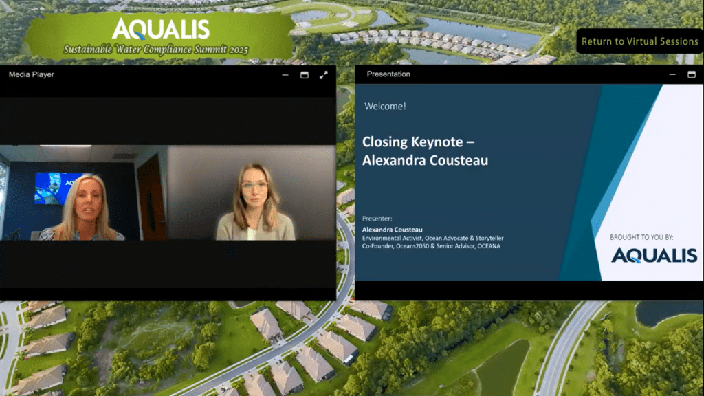 AQUALIS closing keynote screenshot