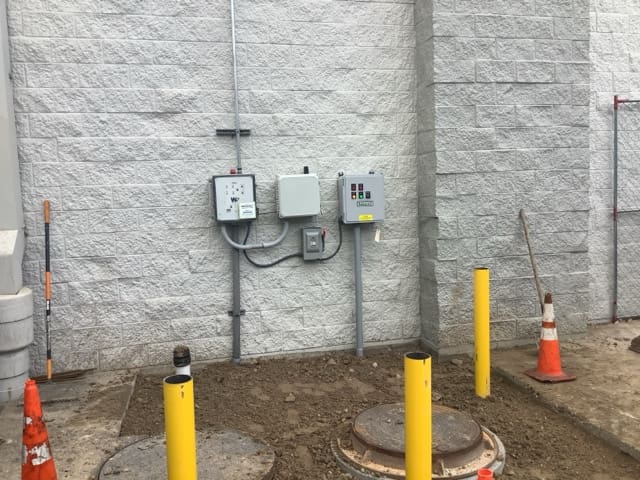 filling of burried lines