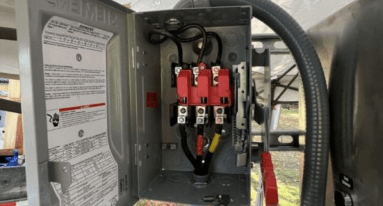 Installing Electrical Disconnect