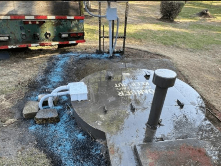 Lift station after repairs
